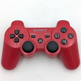 Original Dualshock 3 Sixaxis Controller - Deep Red - PS3 Tilbehør (B Grade) (Genbrug)